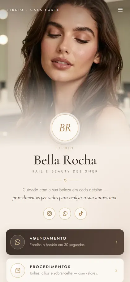 Estilo B02 Editorial Creme — versão Bio