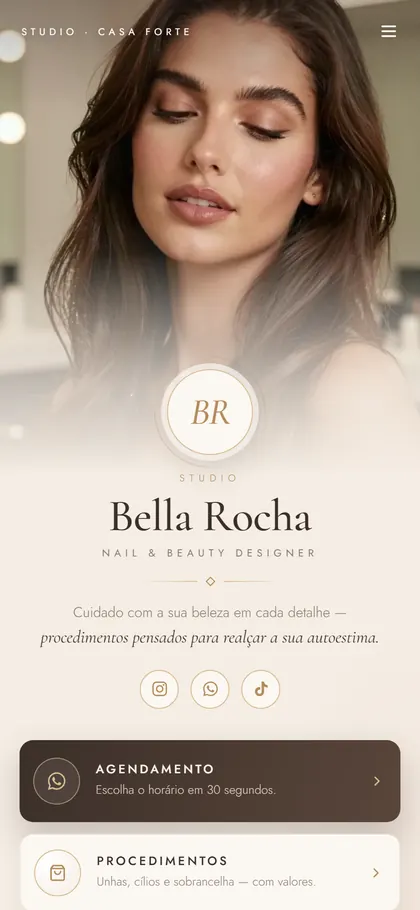 Estilo B02 Editorial Creme — versão Bio X