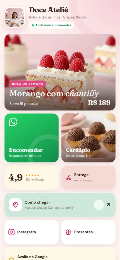 Estilo B04 Bento Doce — versão Bio