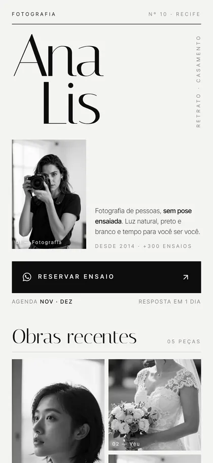 Estilo B10 Galeria Mono — versão Bio X