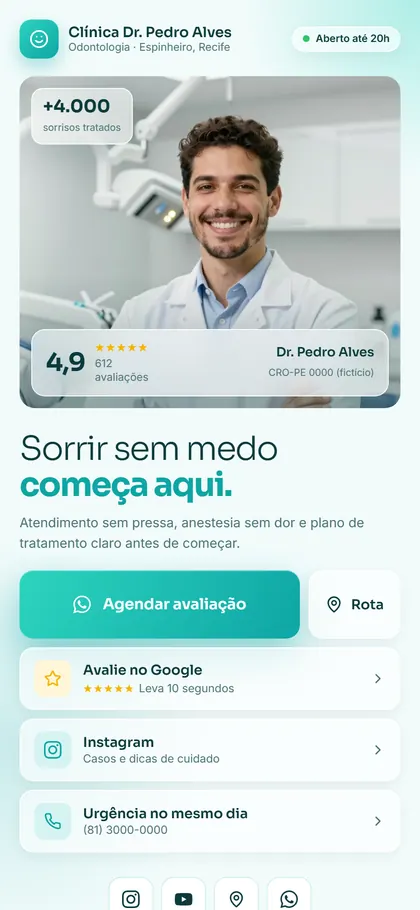 Estilo B13 Sorriso Aqua — versão Bio