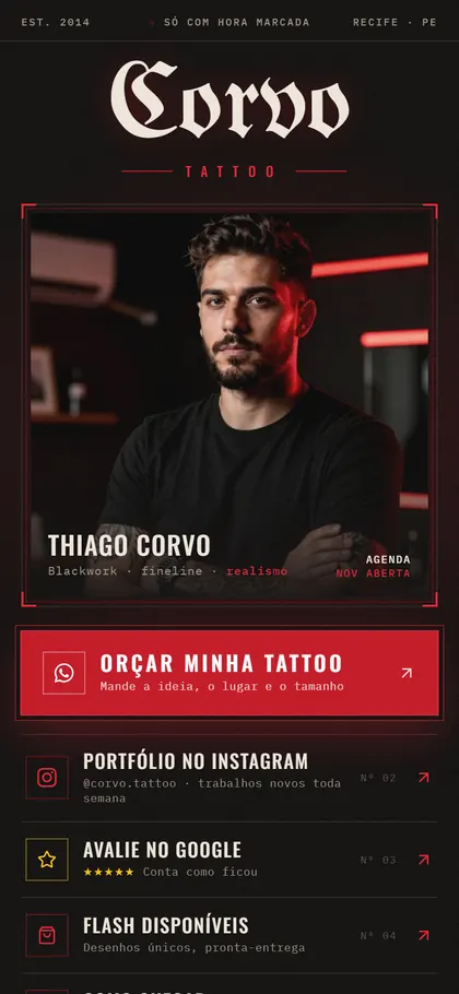 Estilo B15 Tinta Gótica — versão Bio X