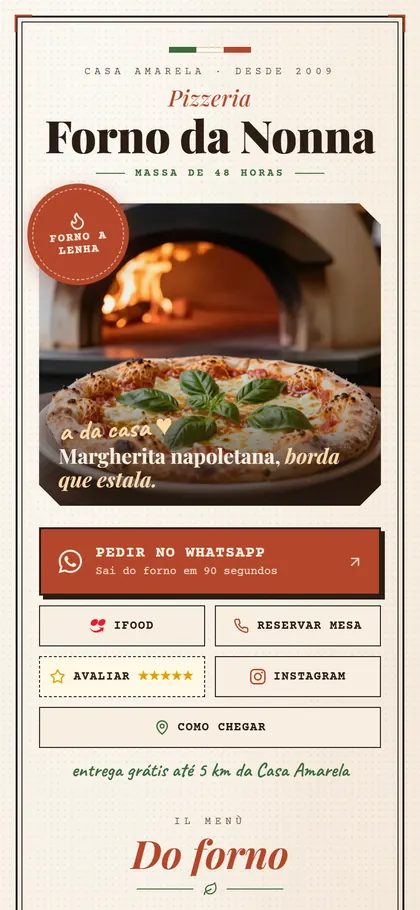 Estilo B16 Forno Rústico — versão Bio X
