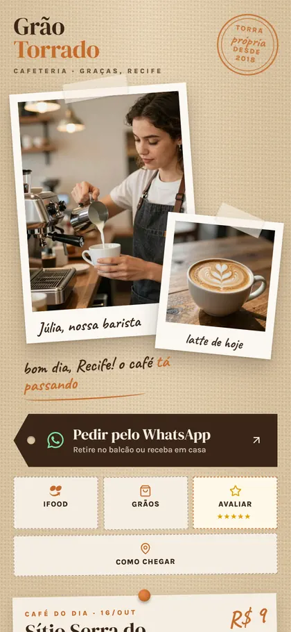 Estilo B17 Café Kraft — versão Bio X