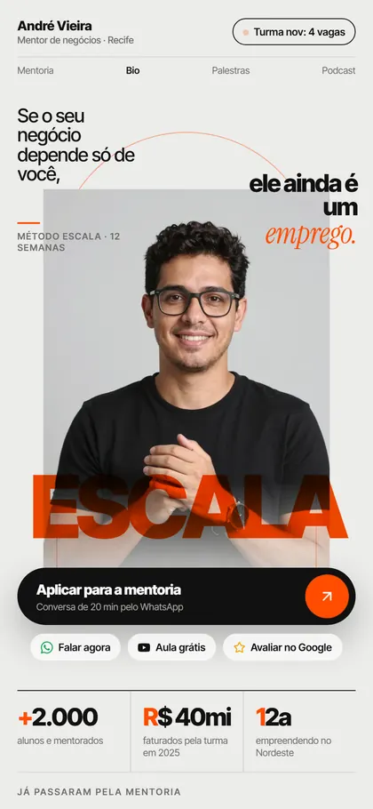 Estilo B19 Palco do Mentor — versão Bio X