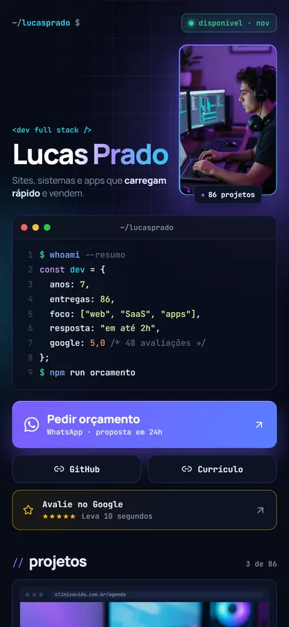 Estilo B20 Terminal Dev — versão Bio X