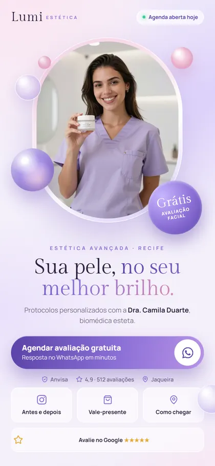 Estilo B23 Pérola Lilás — versão Bio