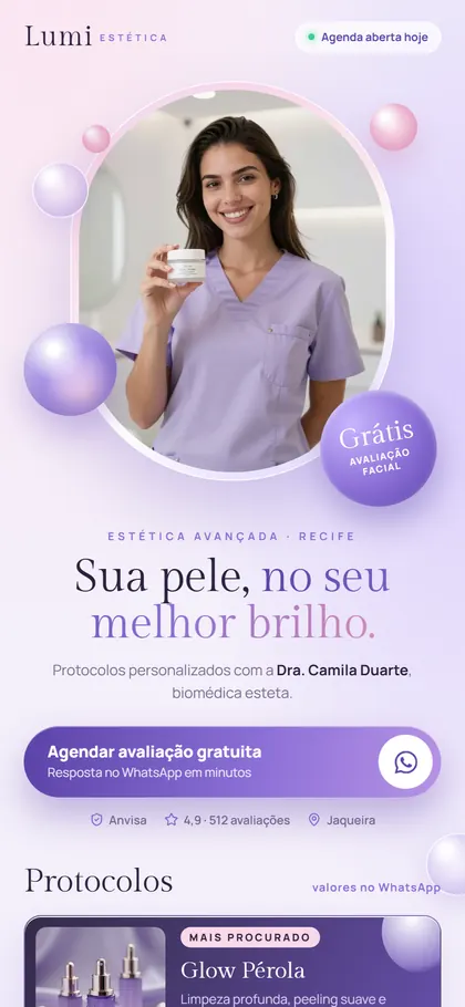 Estilo B23 Pérola Lilás — versão Bio X