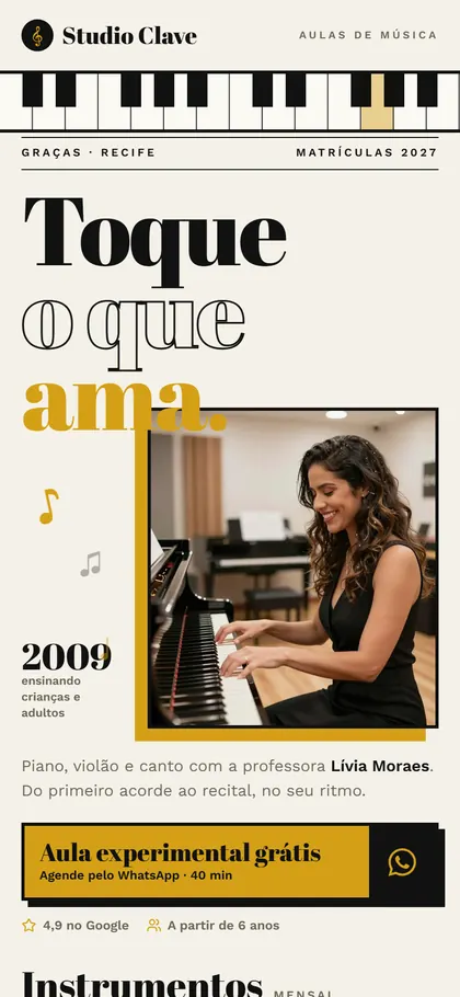 Estilo B25 Teclas — versão Bio X