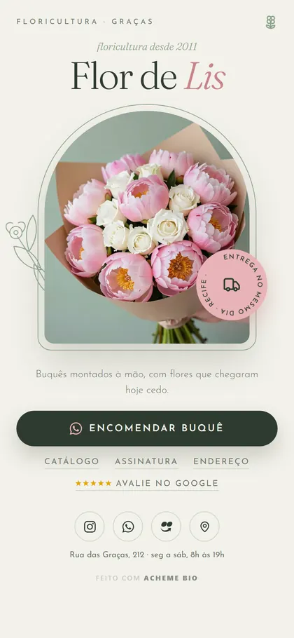 Estilo B29 Botânica — versão Bio
