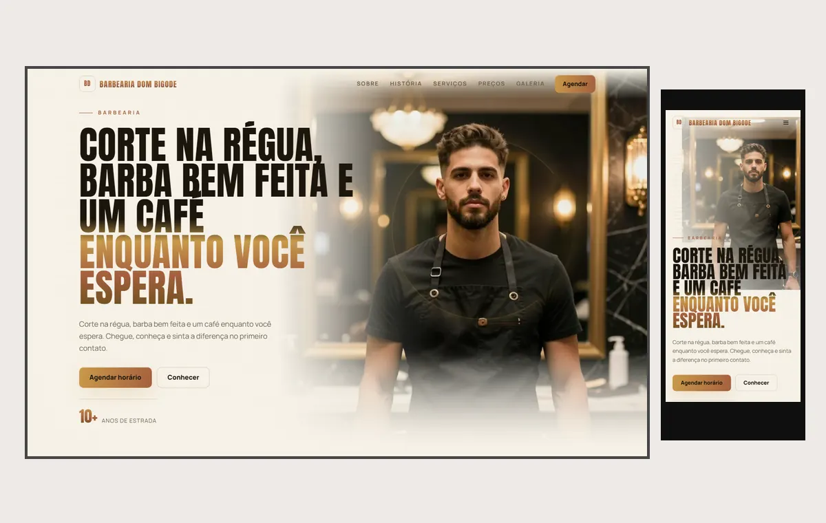 Site de escola de idiomas no modelo Ouro Dia