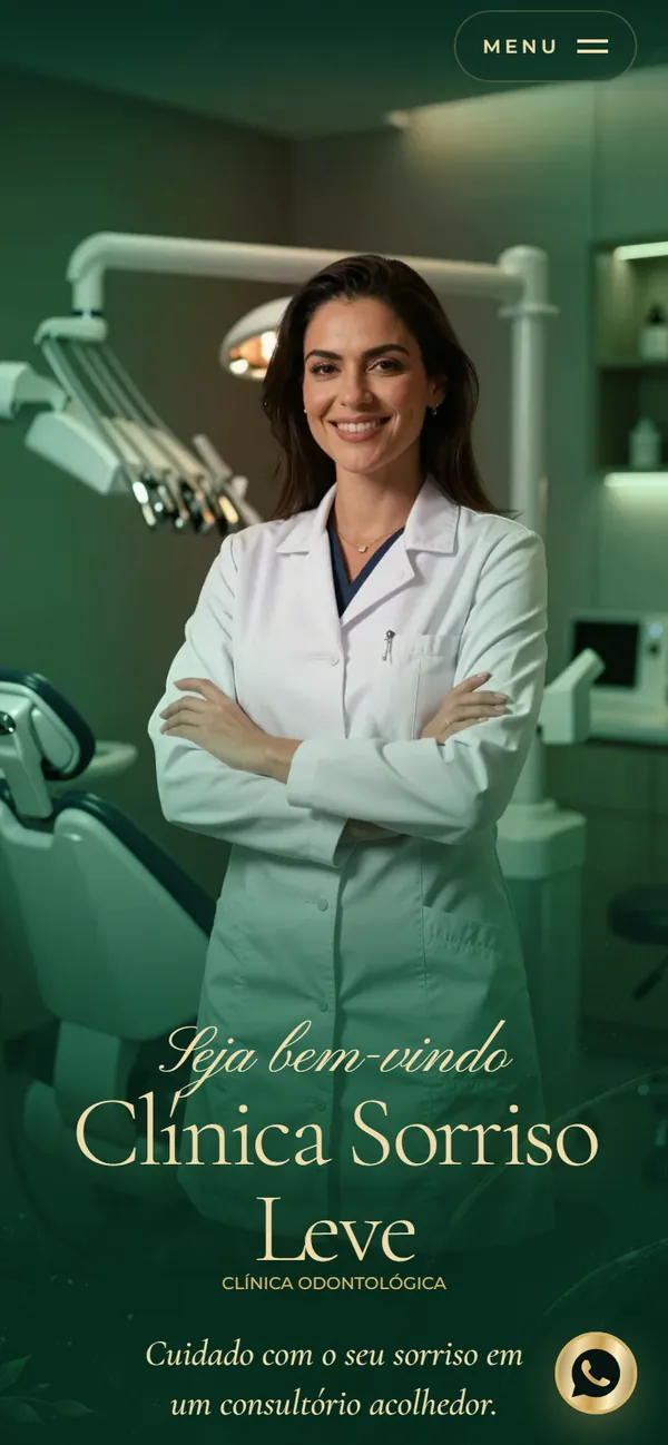 O site AcheMe de dentista no celular