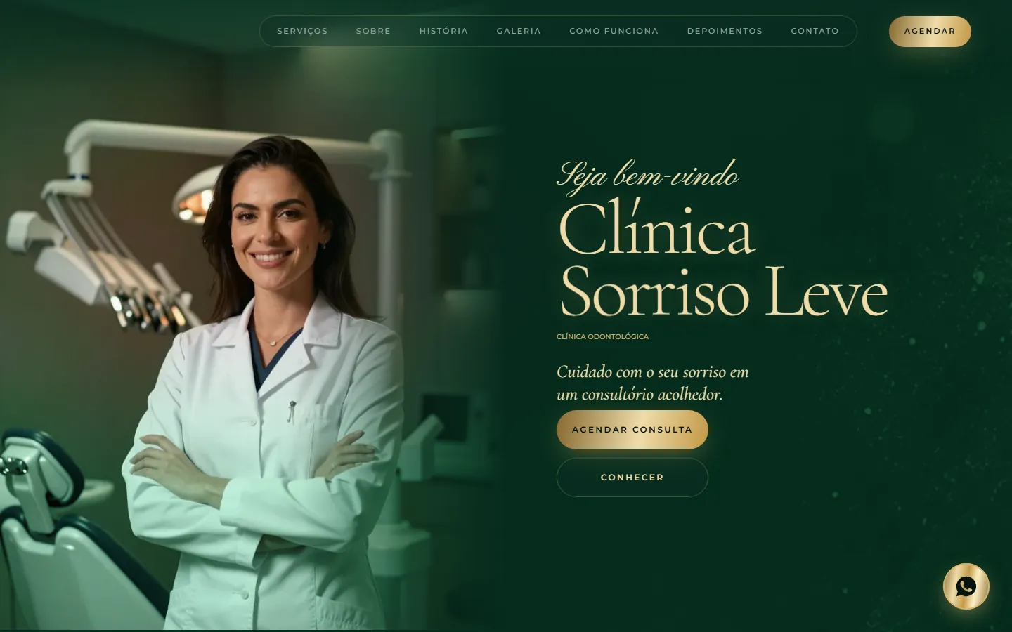 O site AcheMe de dentista no computador